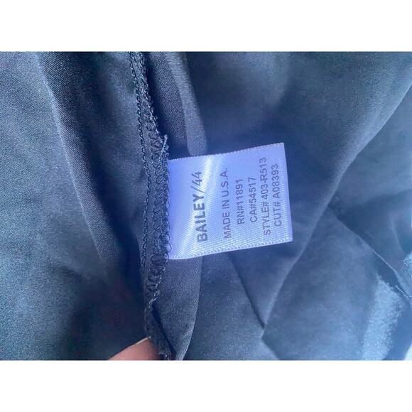 Bailey 44 Black Red Floral Off Shoulder Mini Dress Size 2 Cottagecore Romantic - Picture 8 of 8